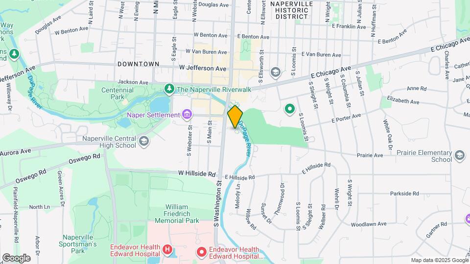 520 S Washington St Map and Location Details