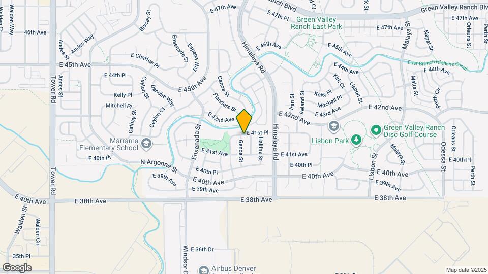 4148 Genoa St Map and Location Details