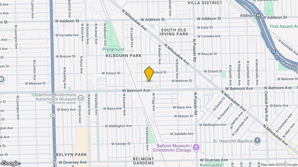 4239 W Melrose St Map and Location Details