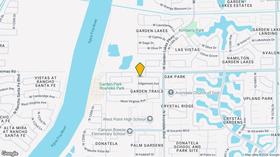 11617 W La Reata Ave Map and Location Details