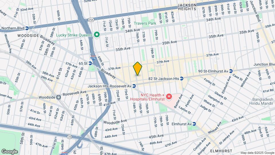 3747 75th St Map and Location Details