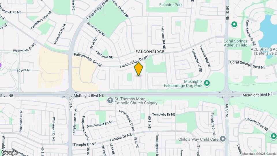 300-390 Falconridge Cres NE Map and Location Details
