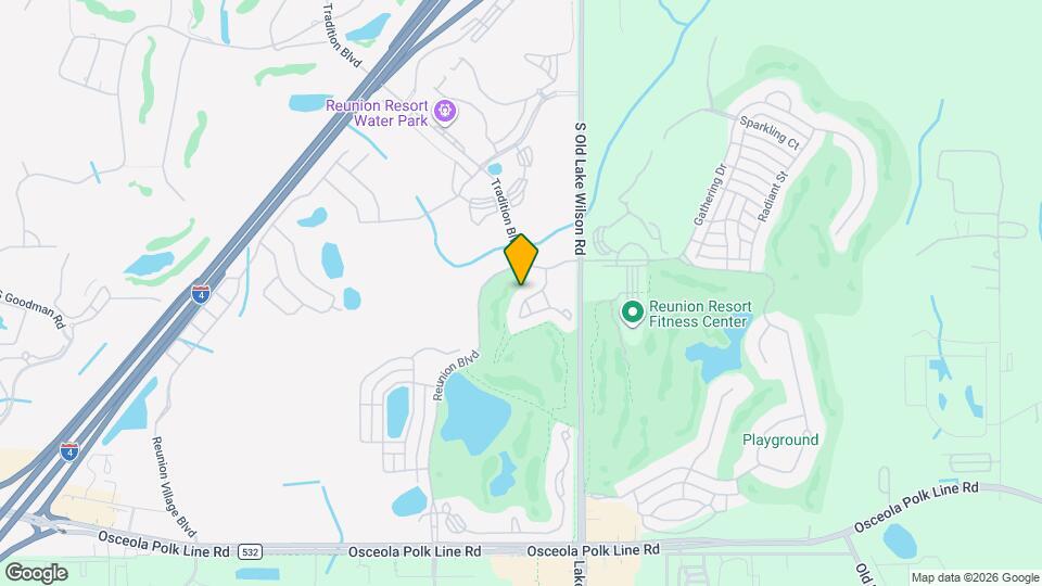 Centre Court Ridge Mapa y Detalles de la Ubicación