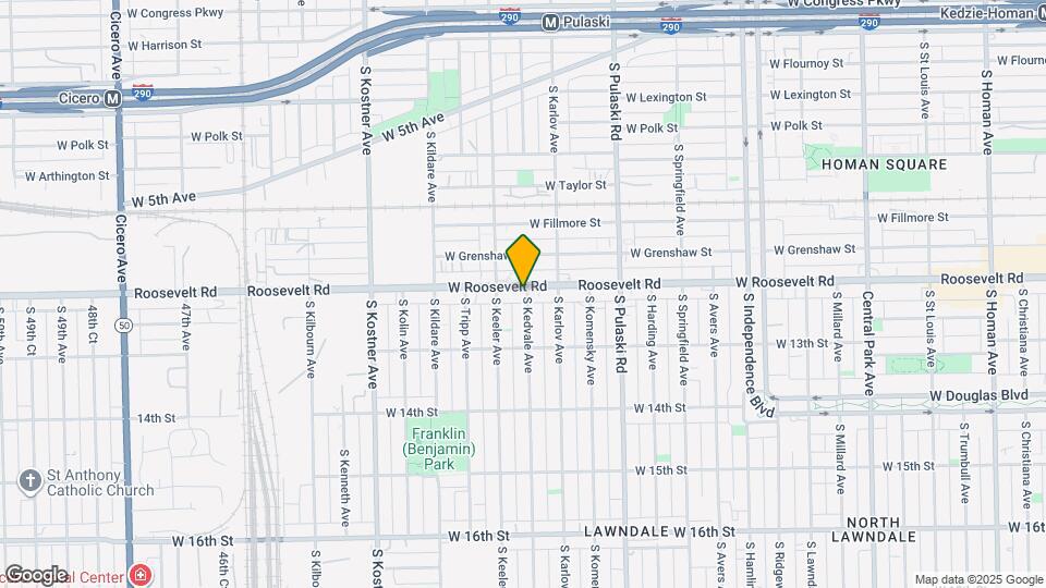 4135 W Roosevelt Rd Map and Location Details