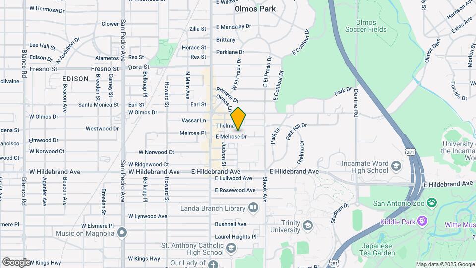 303 E Melrose Pl Mapa y Detalles de la Ubicación