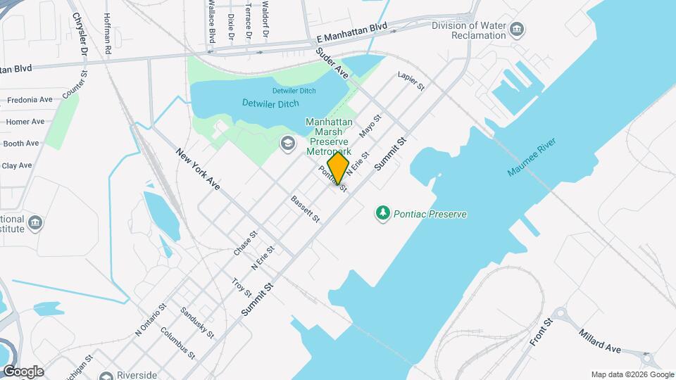 319 Pontiac St Map and Location Details