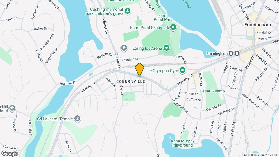 848 Waverly St Map and Location Details