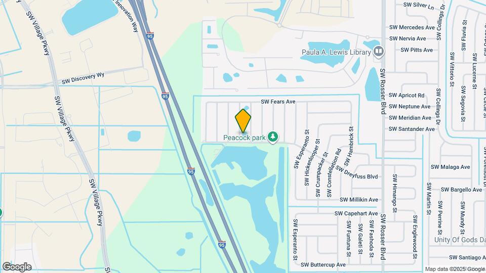 3189 SW Curcuma St Map and Location Details