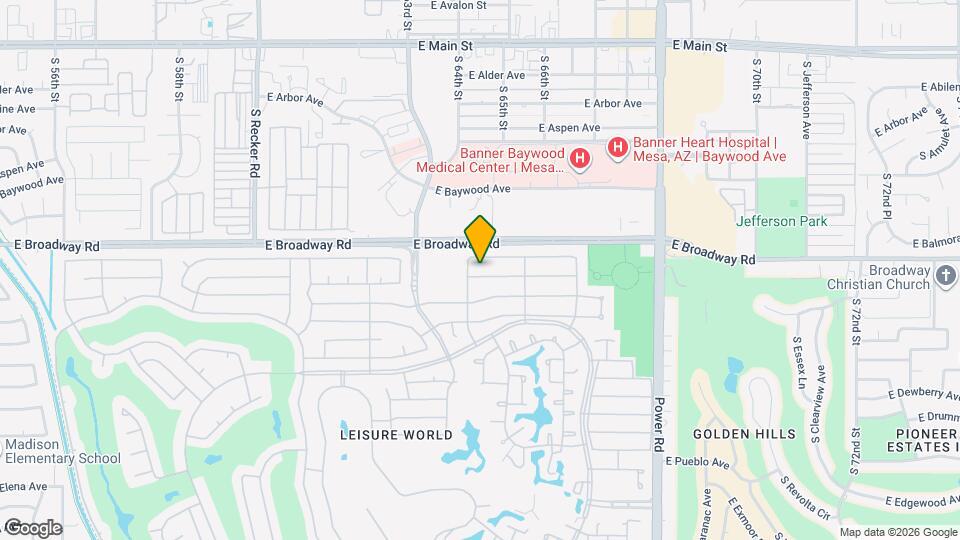 1010 Leisure World Map and Location Details