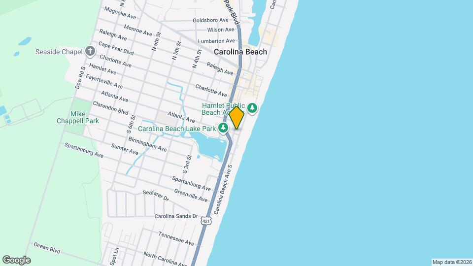 310 Carolina Beach Ave S Map and Location Details