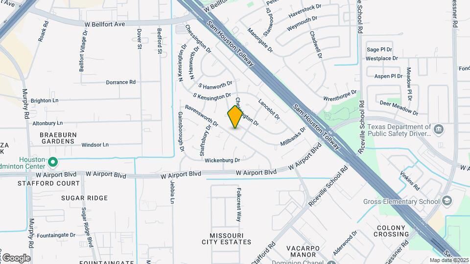 9614 Ravensworth Dr Map and Location Details