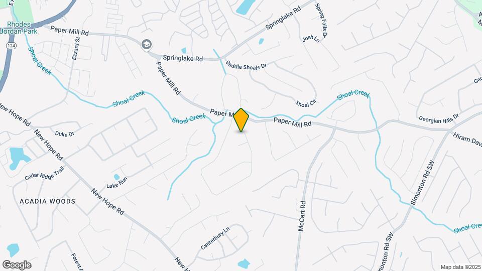 1160 Paper Creek Dr SE Map and Location Details