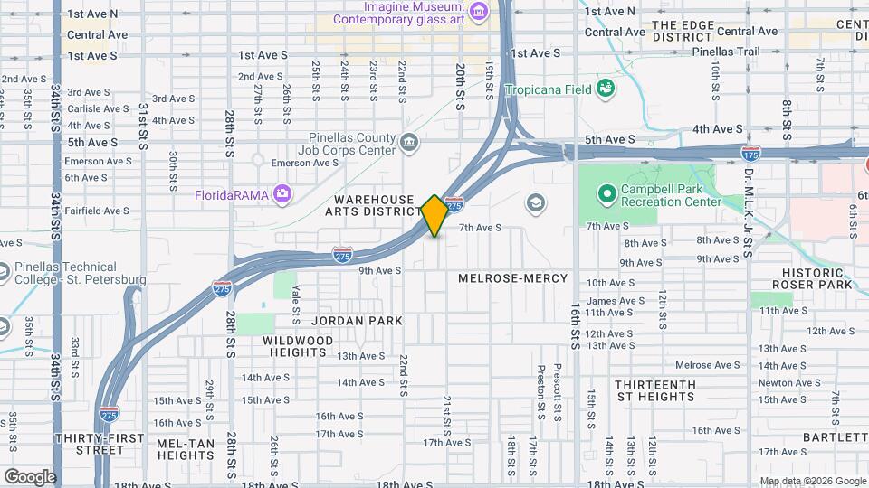 735 21st St S Map and Location Details