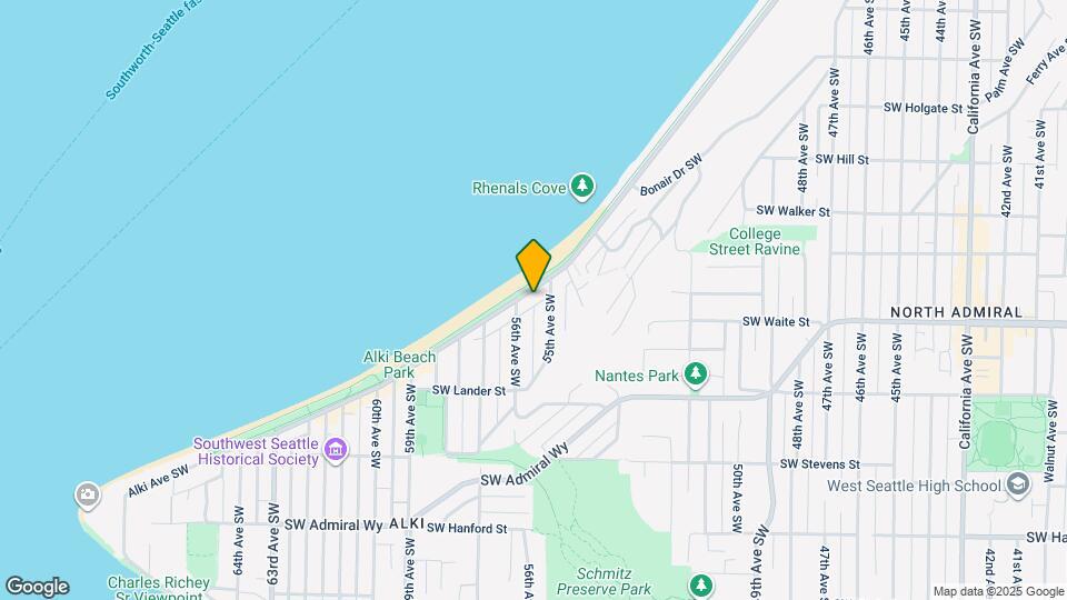 2414 Alki Ave SW Map and Location Details