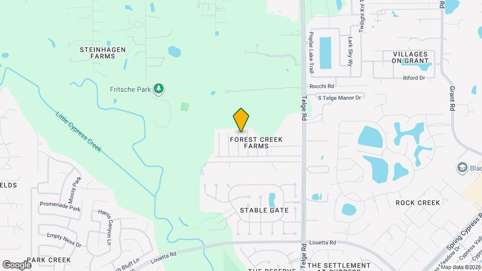 15834 Sarasam Creek Ct Map and Location Details