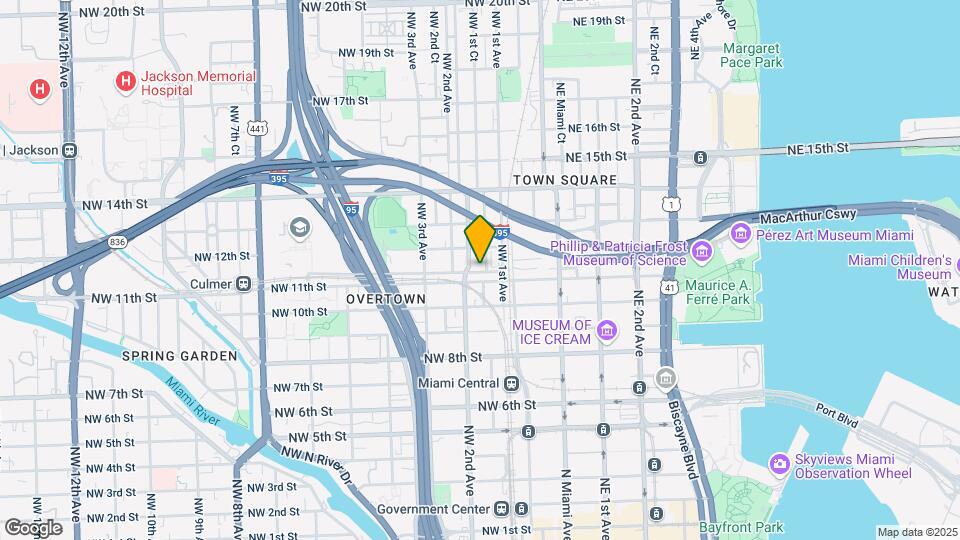 1118-1126 NW 1st Ct Mapa y Detalles de la Ubicación