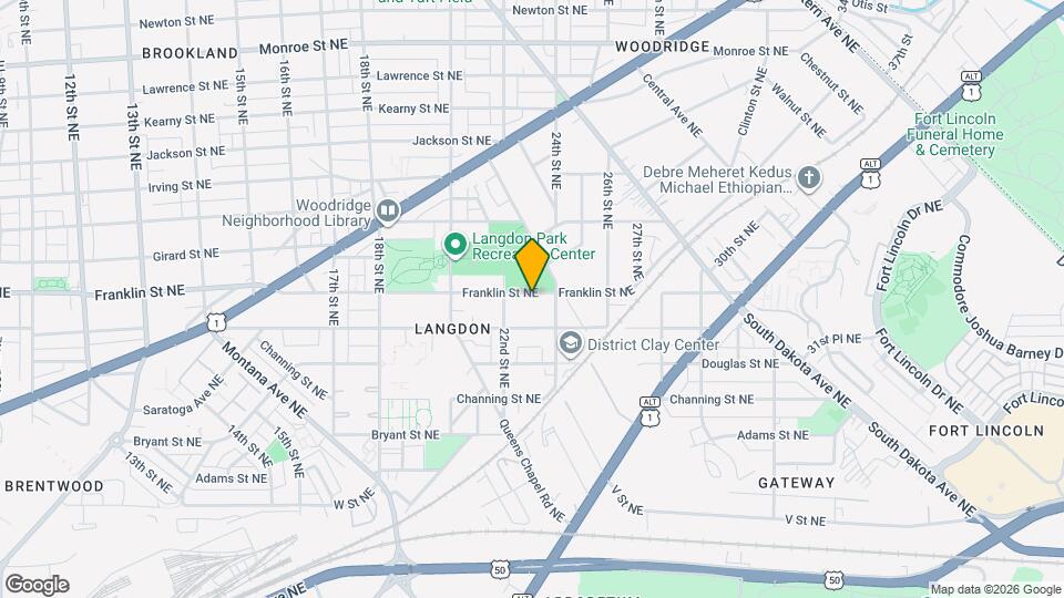 2211 Franklin St NE Map and Location Details