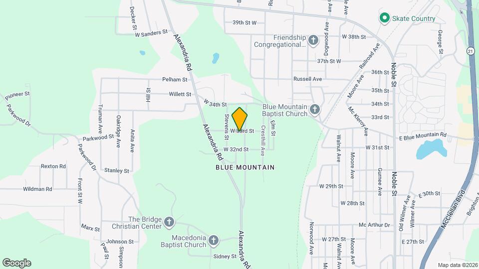 3212 Oakland Ave Map and Location Details