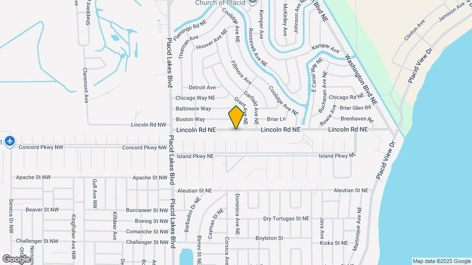 293 Lincoln Rd NE Map and Location Details