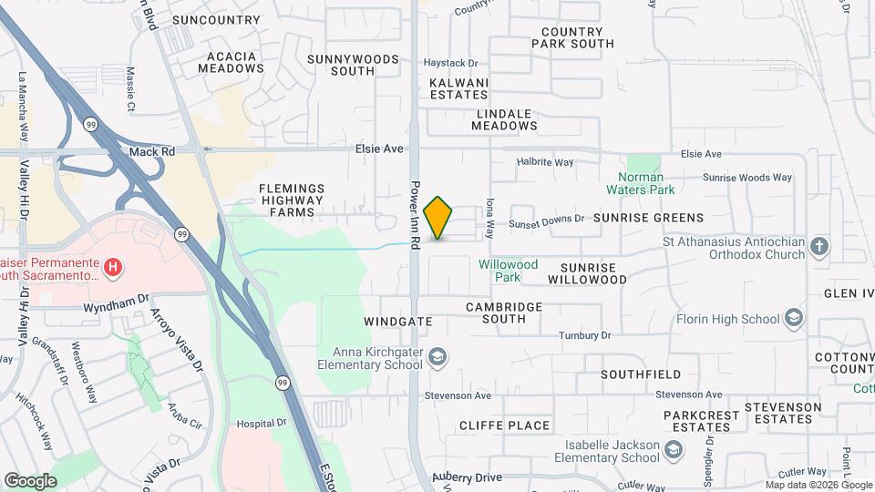 8112 Creeping Willow Ln Map and Location Details