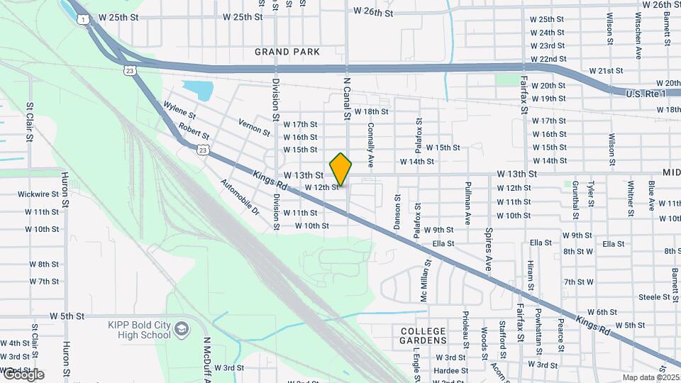 2212 W 12th St Mapa y Detalles de la Ubicación