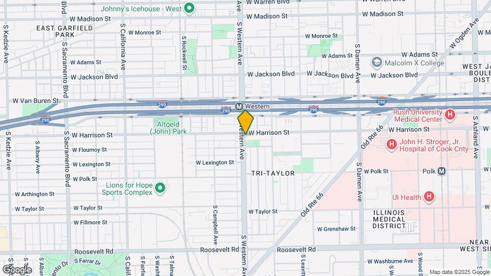 2355 W Harrison St, Unit 1 Map and Location Details