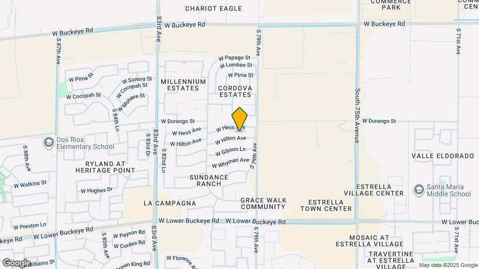 7932 W Hilton Ave Map and Location Details