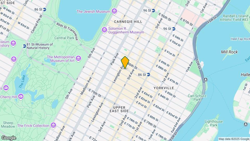 156 East 85th Street Map and Location Details