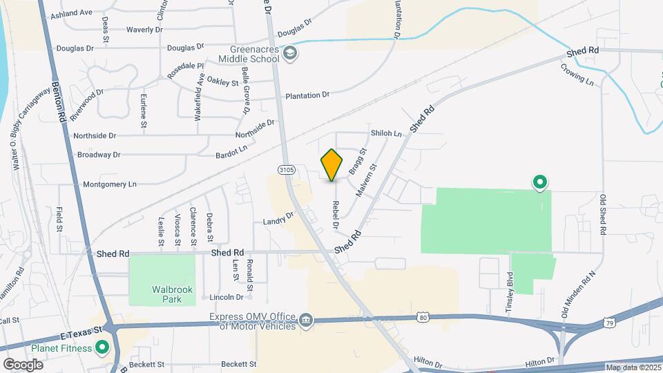 2839 Rebel Dr Map and Location Details