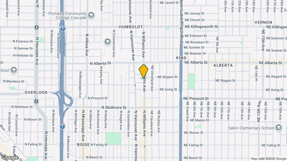 4723 N Williams Ave Map and Location Details