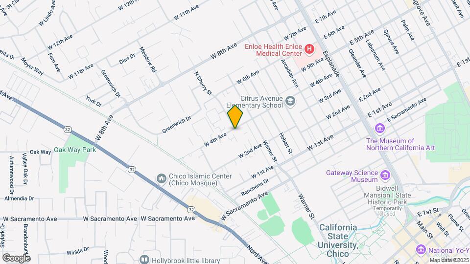 701 W 4th Ave Mapa y Detalles de la Ubicación