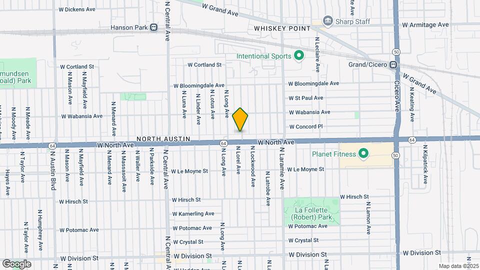 1608 N Lorel Ave Mapa y Detalles de la Ubicación