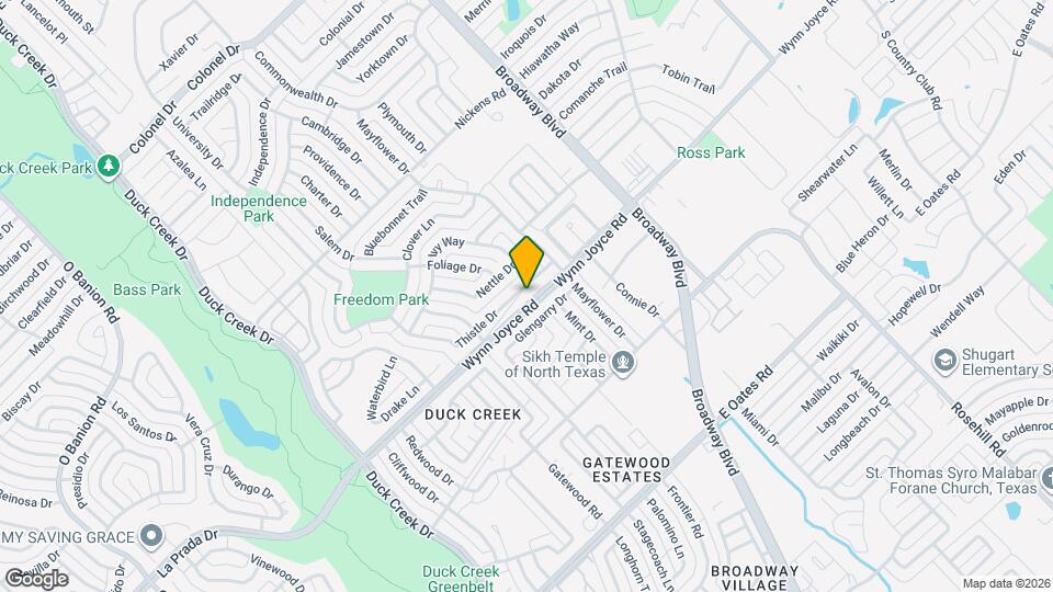 446 Thistle Dr Map and Location Details