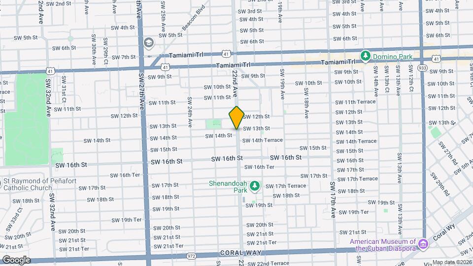 1302 SW 22nd Ave Map and Location Details