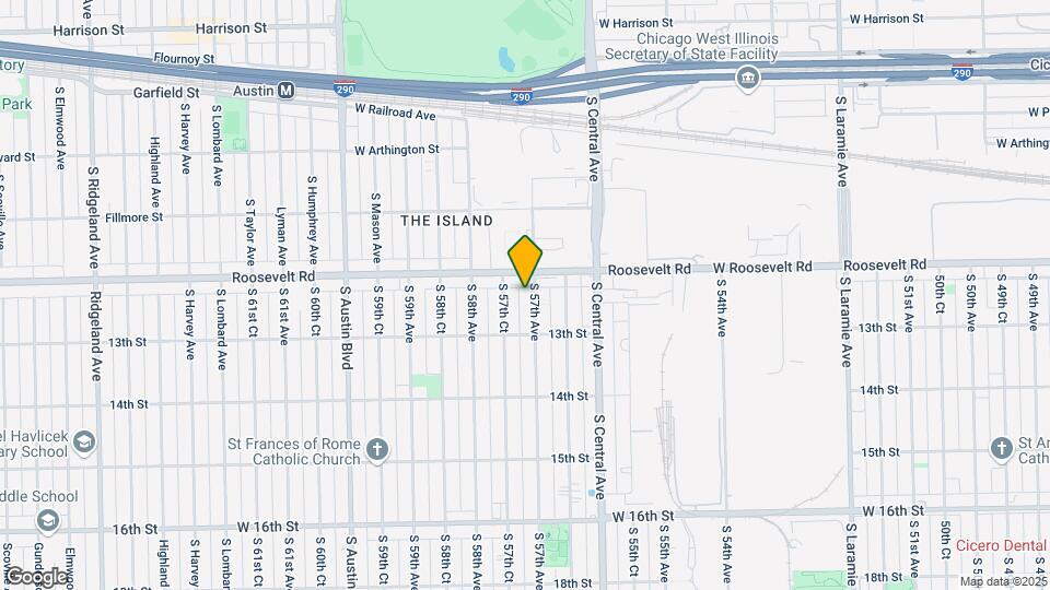 1218 S 57th Ave, Unit 2 Map and Location Details