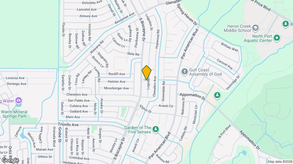 2821 Logsdon St Map and Location Details