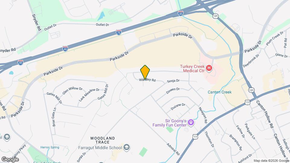 325 Wardley Rd Map and Location Details