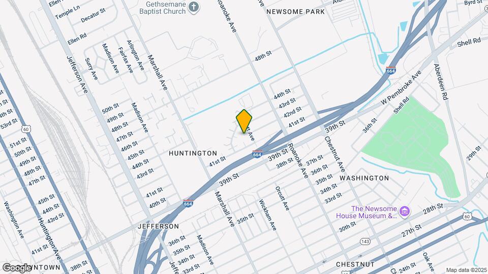 4219 Orcutt Ave Map and Location Details