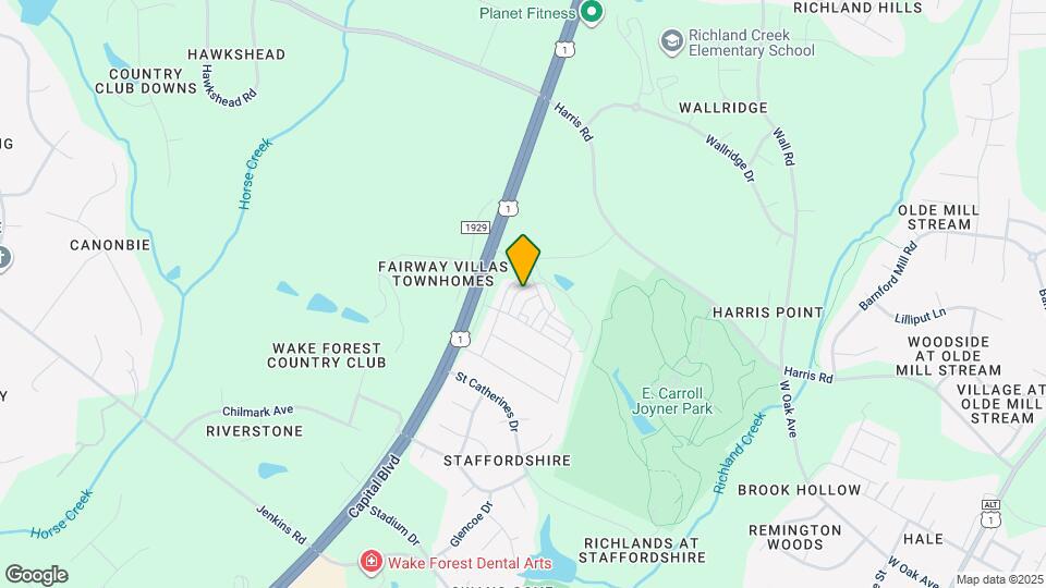 521 Brushford Ln Map and Location Details