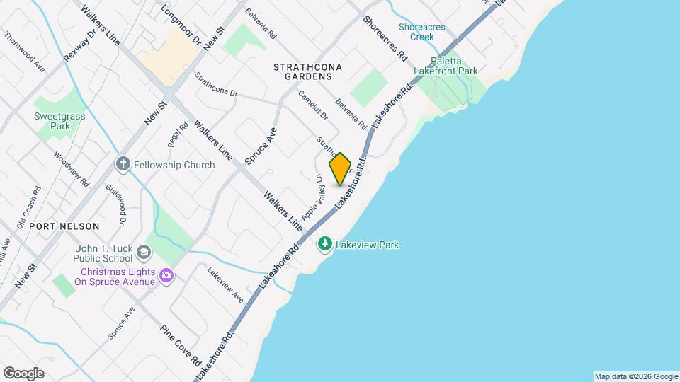 4069 Lakeshore Rd. Map and Location Details