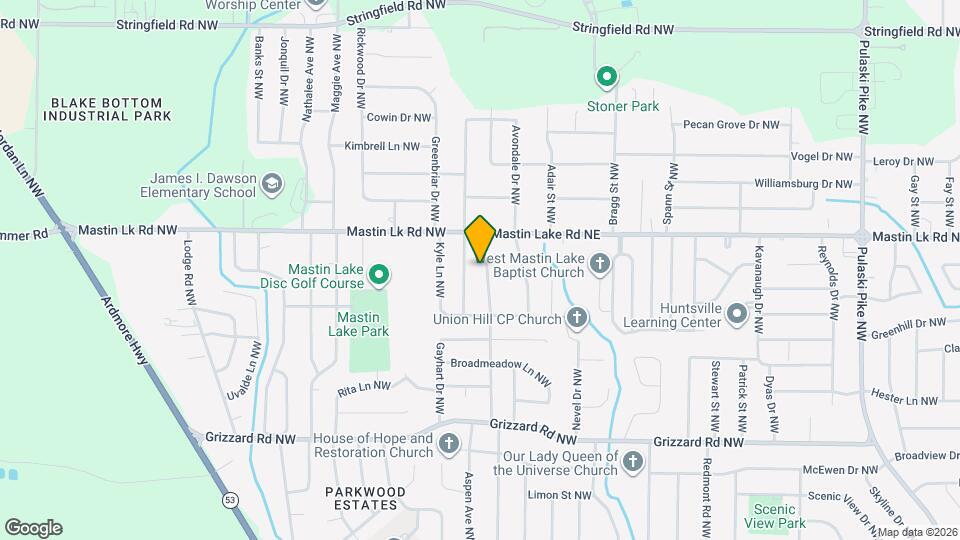 3415 Angora Dr NW Map and Location Details