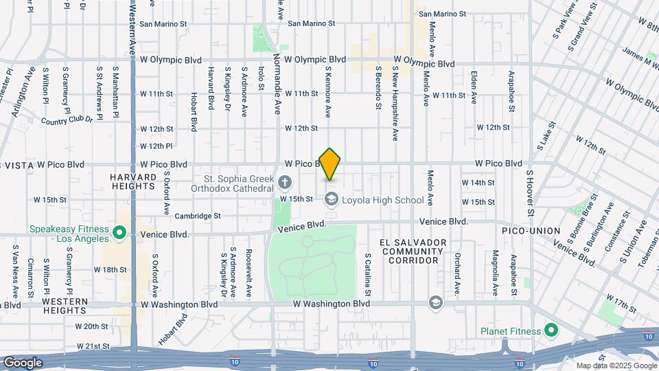 1404-1406 S Kenmore Ave Map and Location Details