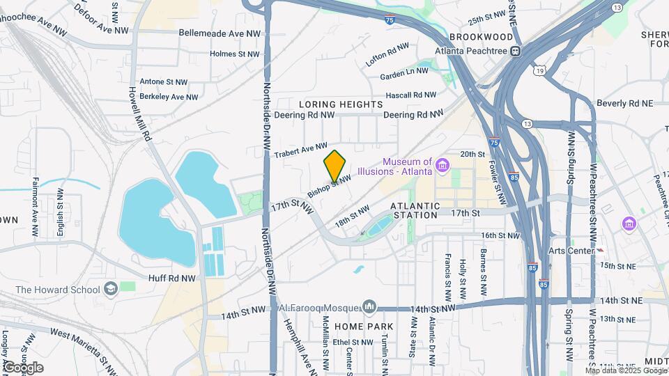 Radius West Midtown Map and Location Details