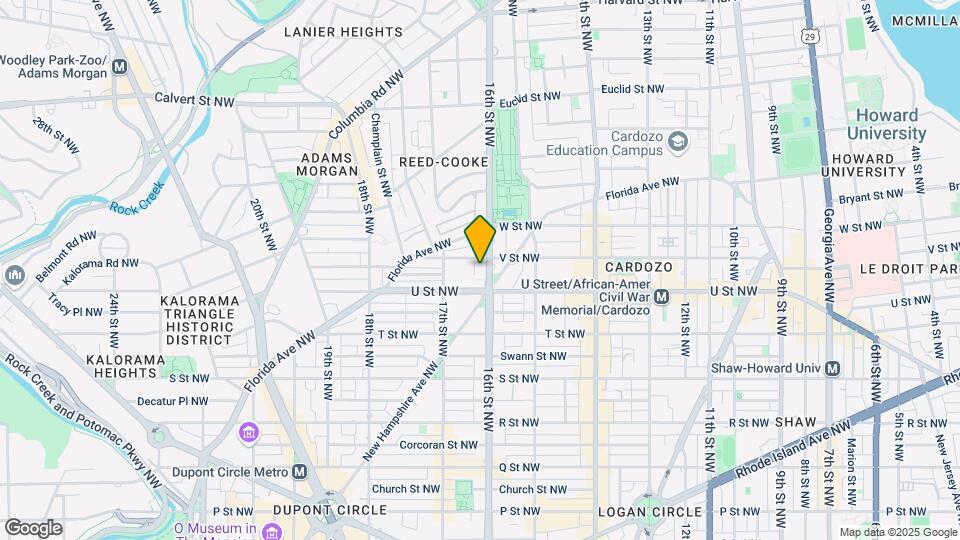 2024 16th St NW Map and Location Details