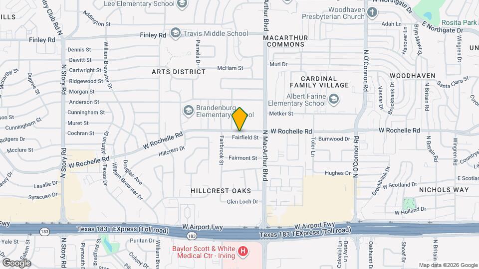 1205 Fairfield St Map and Location Details