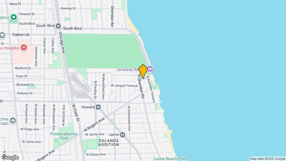 7711 N Sheridan Rd Map and Location Details