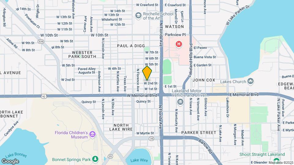 311 W 2nd St Mapa y Detalles de la Ubicación