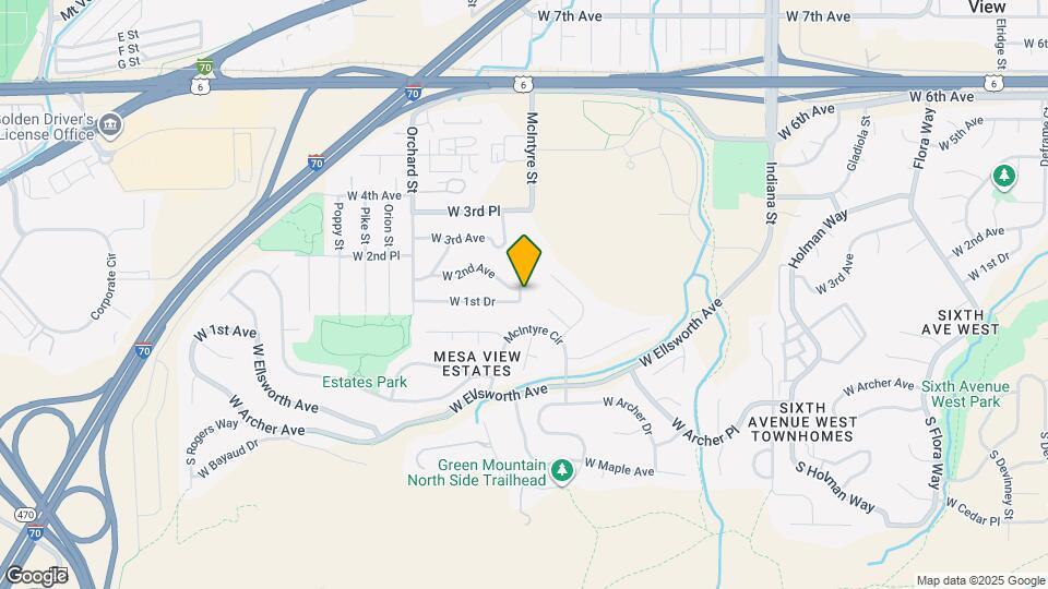 15646 W 1st Dr Map and Location Details