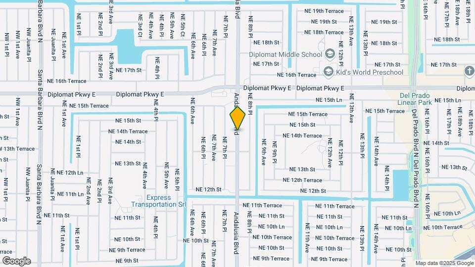 1415 Andalusia Blvd Map and Location Details