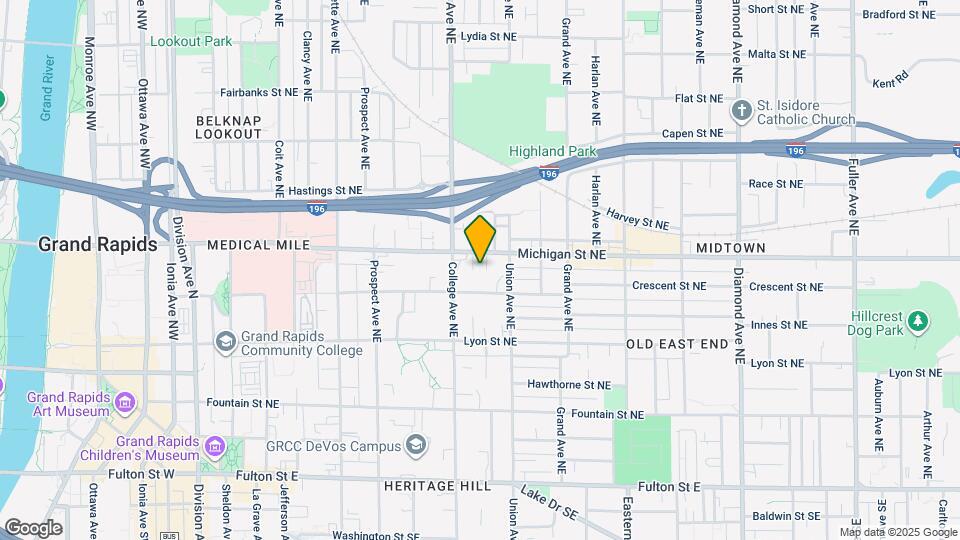 321 Michigan Pl NE Map and Location Details